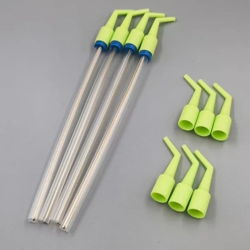 Dentistry Disposable Suction Tip Conversion Head Bend Pipe High Temperature Resistance Disinfect Oral Cavity Surgery Straw Tools
